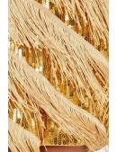 Блестящее платье с бахромой Sabrina Gold (105586) - материал, 6