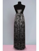 Длинное платье с портупеей и жемчугом (105218) - цена, 4