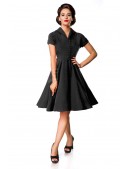 Винтажное черное платье Belsira Premium (105393) - материал, 6