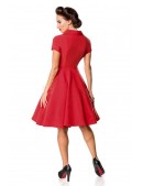 Красное платье Retro B5401 (105401) - материал, 6