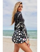 Дзеркальне футуристичне боді зі спідничкою Selina (1292342) - 5, 12