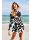 Дзеркальне футуристичне боді зі спідничкою Selina (1292342) - материал, 6