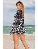 Дзеркальне футуристичне боді зі спідничкою Selina (1292342) - оригинальная одежда, 2