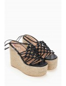 Босоножки на высокой платформе со шнуровкой (312013) - 3, 8