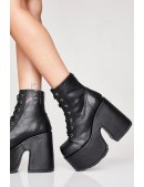 High Platform Ankle Boots with a Chunky Heel (310095) - foto