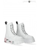 Белые ботинки на платформе New Rock URBAN TRILLS (310096) - foto