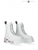 Белые ботинки на платформе New Rock URBAN TRILLS (310096) - foto