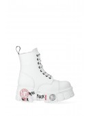 Белые ботинки на платформе New Rock URBAN TRILLS (310096) - 6, 14