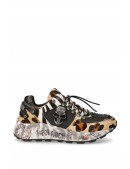 Женские кроссовки с натуральной шерстью леопарда (315009) - 5, 12