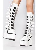Сапоги на высокой платформе Demonia Swing Plates (310089) - материал, 6