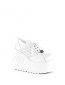 Белые кроссовки на высокой платформе Demonia (314066) - материал, 6