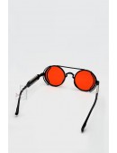 Футуристичні кіберпанк-окуляри X135 Red + чохол (905135) - 5, 12