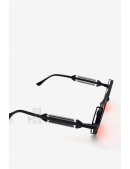 Футуристичні кіберпанк-окуляри X135 Red + чохол (905135) - 4, 10