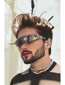 Зеркальные очки Cyberpunk Futuristic Chrome (905169) - 5, 12
