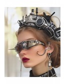 Зеркальные очки Cyberpunk Futuristic Chrome (905169) - 3, 8