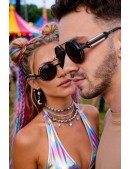 Мужские и женские имиджевые очки с пружинами + чехол (905134) - foto