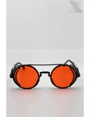 Круглые солнцезащитные очки Grunge Punk - красные (905135) - оригинальная одежда, 2