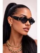 Женские солнцезащитные круглые очки BALMAIN OLIVIER (реплика) (905171-2) - foto