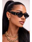 Солнцезащитные круглые очки в массивной оправе Avant-Garde OLIVIER (905171) - оригинальная одежда, 2