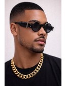 Солнцезащитные круглые очки в массивной оправе Avant-Garde OLIVIER (905171) - материал, 6