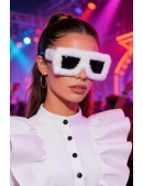 Фестивальные очки с мехом X5166 (905166) - foto