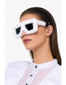 Фестивальные очки с мехом X5166 (905166) - foto