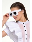 Фестивальные очки с мехом X5166 (905166) - 3, 8