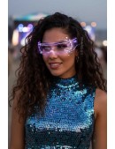 LED очки Cyberpunk Futuristic Light (905170) - оригинальная одежда, 2