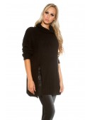Черный свитер оверсайз KouCla (111255) - цена, 4