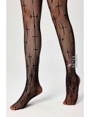 Колготки-сітка з хрестами KC4159 (904159) - 3, 8