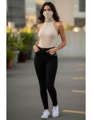 Топ-американка в рубчик с маской (102200) - цена, 4