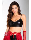 Leather Bralette with Cups KC2181 (102181) - foto
