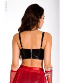 Leather Bralette with Cups KC2181 (102181) - оригинальная одежда, 2