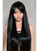 Длинный черный парик Cosplay Couture (503025) - материал, 6
