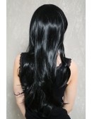 Длинный черный парик Cosplay Couture (503025) - оригинальная одежда, 2