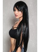 Длинный черный парик Cosplay Couture (503025) - материал, 6