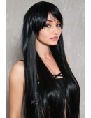Длинный черный парик Cosplay Couture (503025) - оригинальная одежда, 2