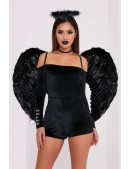 Большие черные крылья ангела CC031 (420031) - foto