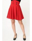 Красная юбка-корсет в стиле Ретро (1071331) - оригинальная одежда, 2