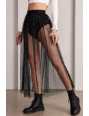 Прозрачная фестивальная юбка с шортами (107199) - цена, 4