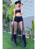 Sheer Rave Festival Skirt with Shorts (107199) - оригинальная одежда, 2