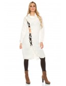 Белое платье-свитер KC5366 (105366) - материал, 6