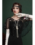 Ошатна мантія-шаль з паєтками UF-Vintage