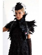 Feather Bolero "Black Swan"