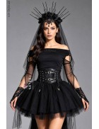 Костюм Gothic Princess (блуза, корсет, обруч, мітенки)