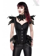 Костюм с перьями Gothic Crow Lady (3 в 1)