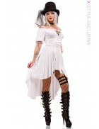 Белое пиратское платье X-Style