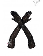 UF-Vintage Rhinestone Gloves