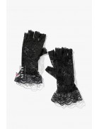 Ажурные перчатки без пальчиков UF224