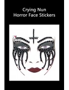 Наклейки-стикеры на лицо "Плачущая монахиня"